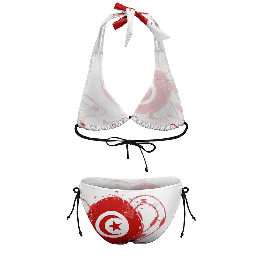Amazon.com: Women's Tunisia Flag 2024 Bikini Sets Swimsuit