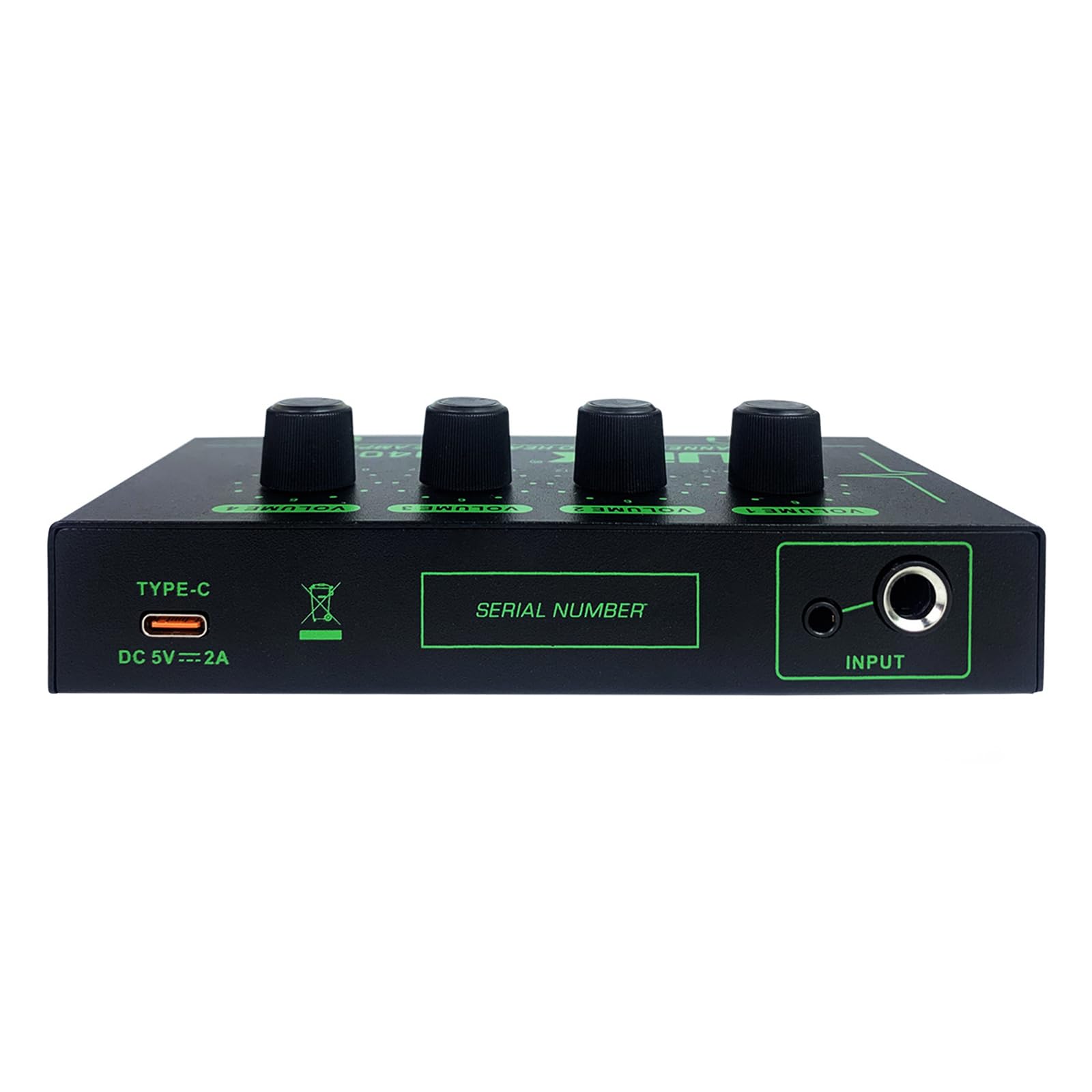 Amplificatore per cuffie stereo portatile a 4 canali Amplificatore per cuffie multicanale professionale con uscita multipla per cuffie-Amp