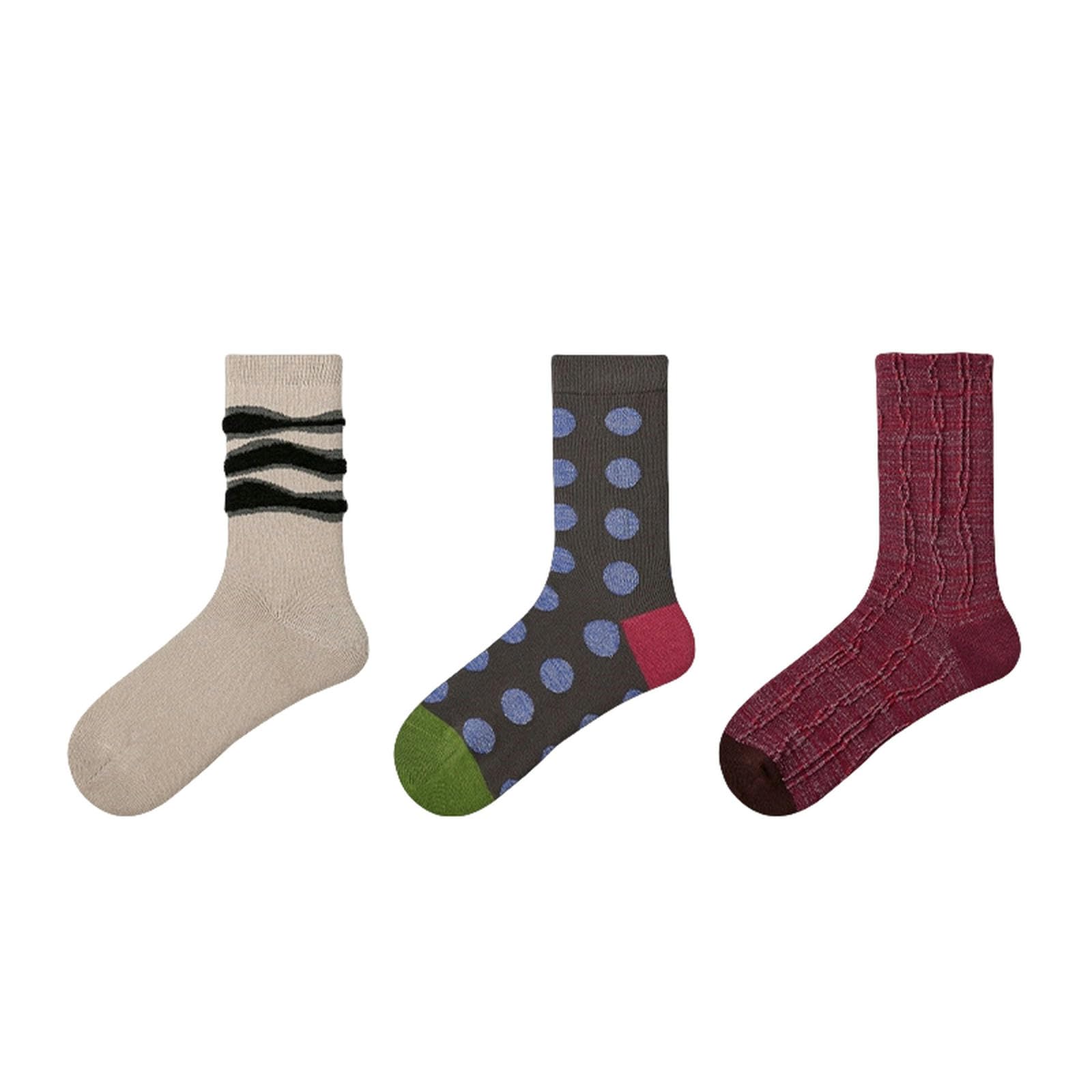 Kuschelsocken Frühlings- Und Herbstsocken Für Frauen Für Studenten, Die Gefälschte Zweiteilige Zweiköpfige Mid-Tube-socken Sind-bilderbuch Bunny-durchschnittlicher Code