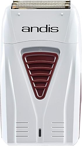 Miniatura 2 de Andis Afeitadora inalámbrica de aluminio de titanio de larga duración para hombre con montaje de lámina de repuesto adicional y cortadores