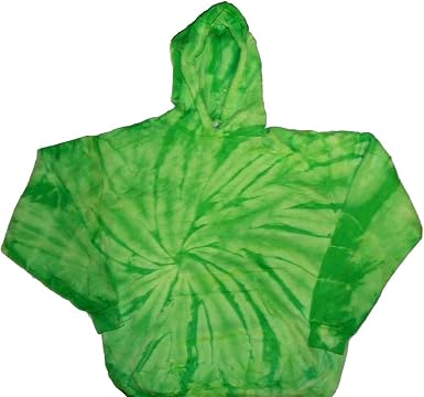 Amazon.com: Algodón Verde Lima Jersey Espiral Tie Dye Sudadera con capucha  Hombres Mujeres Adolescentes : Ropa, Zapatos y Joyería