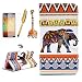 Note 3 Case,Samsung Galaxy Note 3 Case - Mavis's Diary PU Leather Wallet with Card Holders Kickstand Magnetic Flip Flower Elephant Tribal Folio Cover & Screen Protector & Bling Dust Plug & Feather Pen