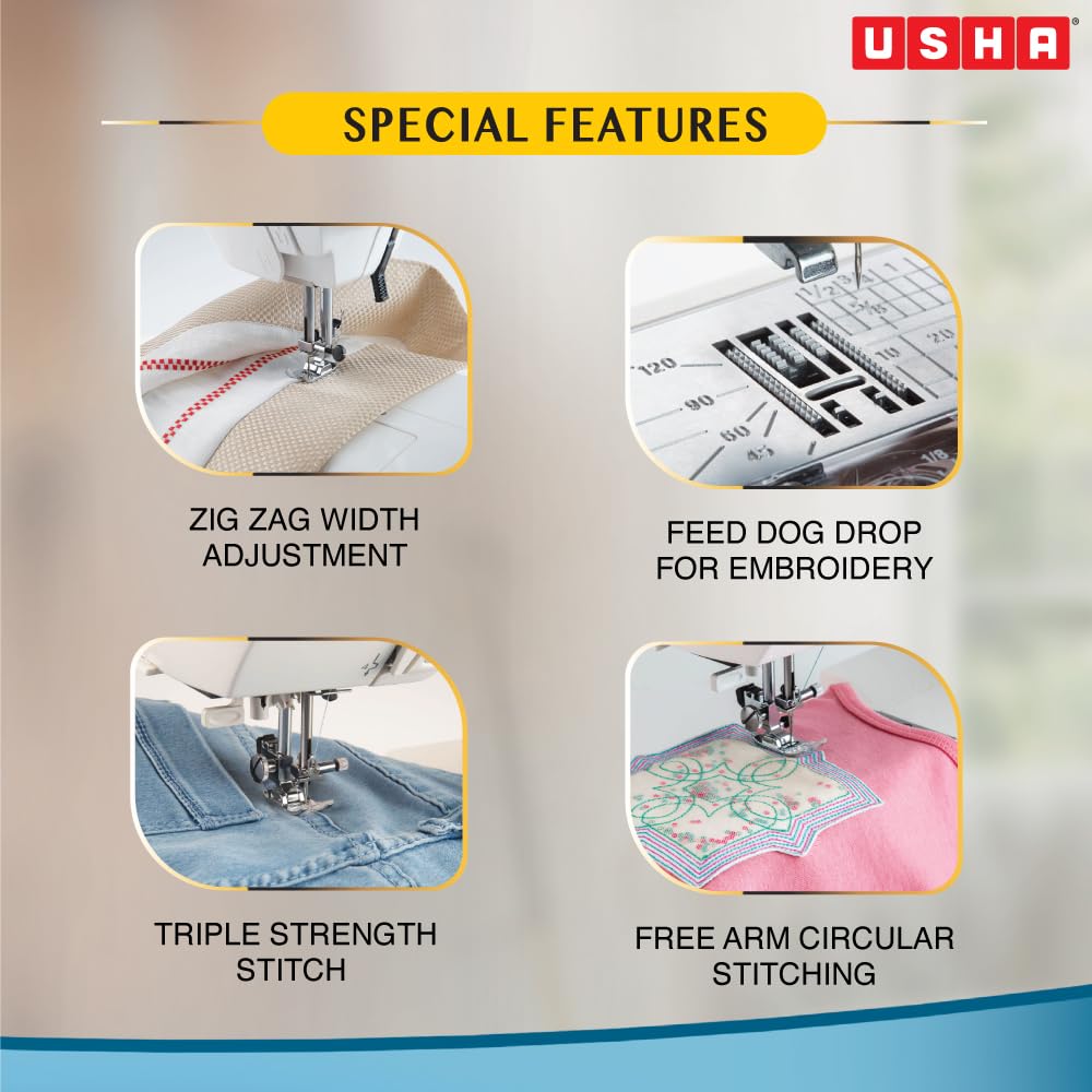 Special Features of Usha Janome Sewing Machine