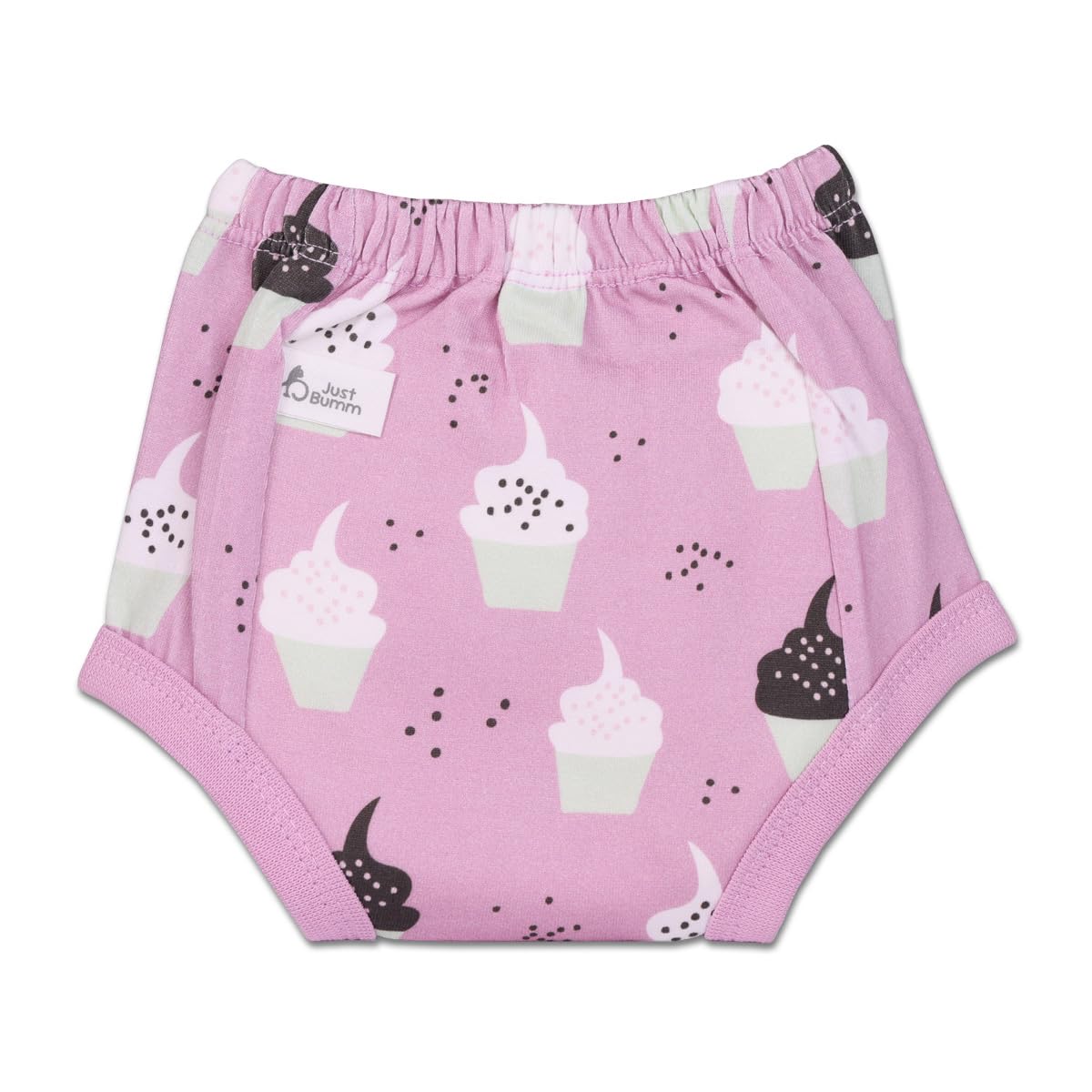 Potty Pants for Toddlers, Pull-up Padded Underwear with 4 layers of Organic Cotton Padding & Cotton Inner, Ideal for Potty Training 2-3 Year Babies (Happy Scoops)-image-4