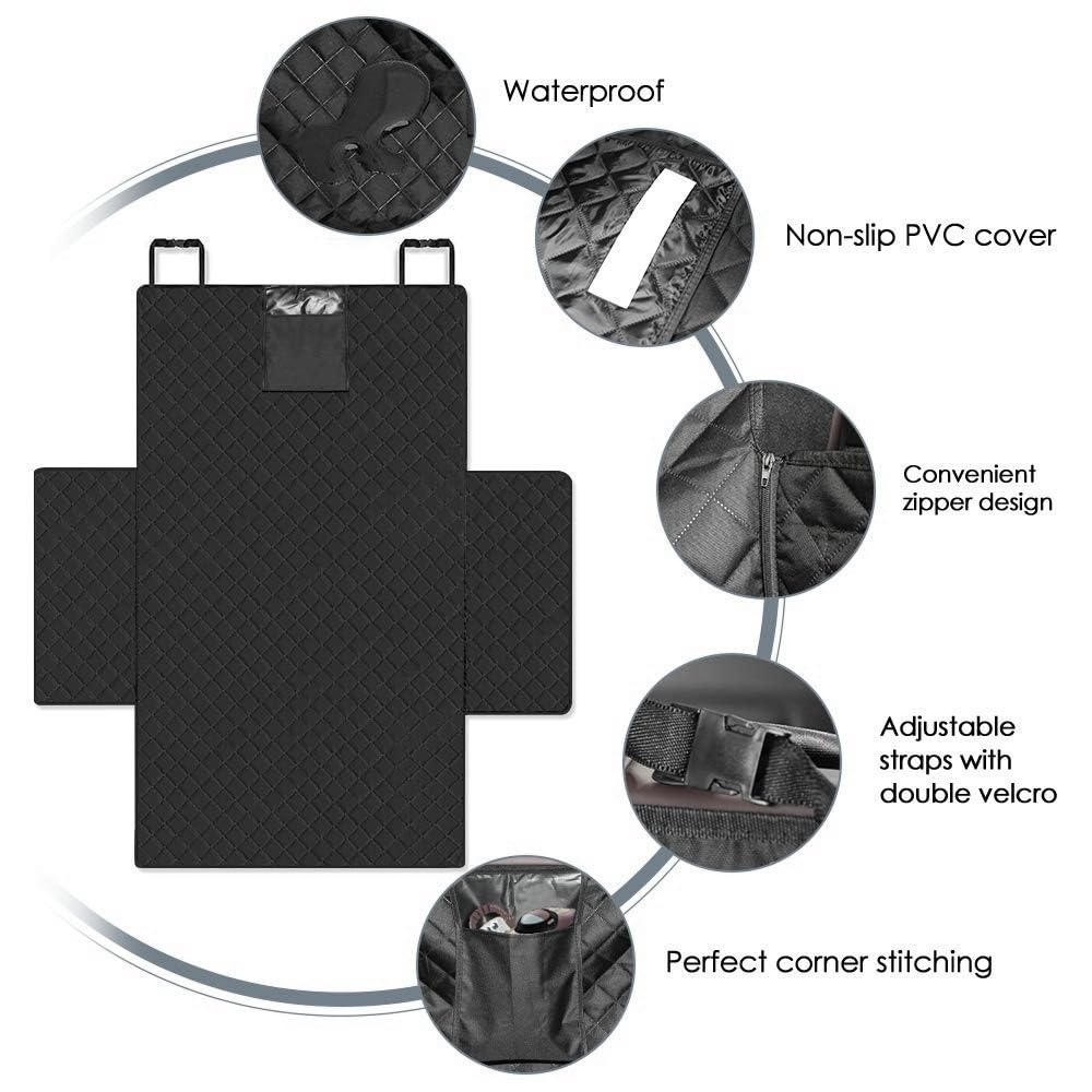 Housse de Siège Chien pour Toyota C-HR AX20 2023-2026, Protection Siège Arrière Voiture Imperméable Tapis de Voiture pour Chien Antidérapant Accessoires de Voyage