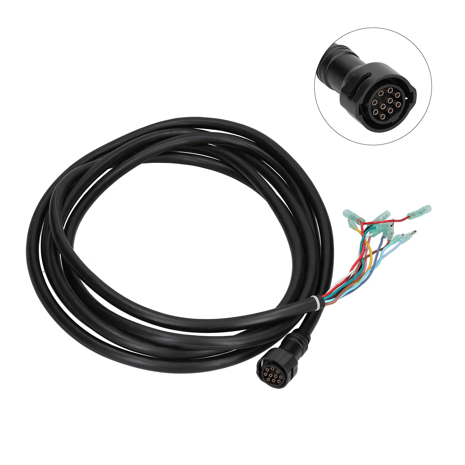 Arnés de cables principal de 10 pines, 5 m de longitud, 688-8258A - 20-00 Reemplazo de cable de extensión para caja de control remoto de motor fueraborda 703