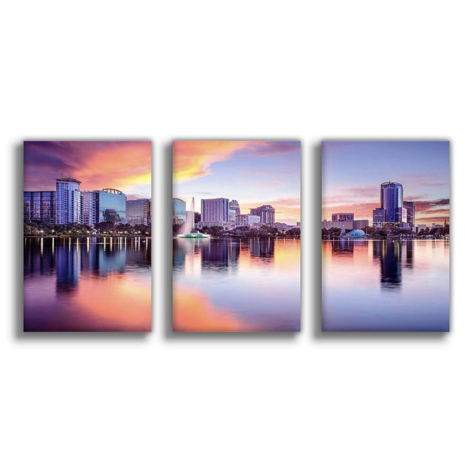 Impression sur toile Orlando d'horizon décorative 50x75 cm - 6