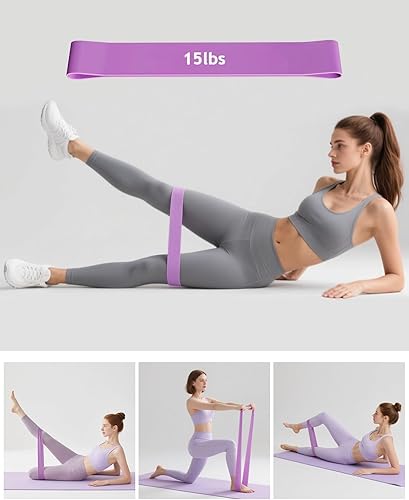 Miniatura 5 de Kit de equipo de pilates para mujer, mejor kit de yoga y pilates para entrenamientos en casa con anillo de pilates y juego de pelotas, bandas de