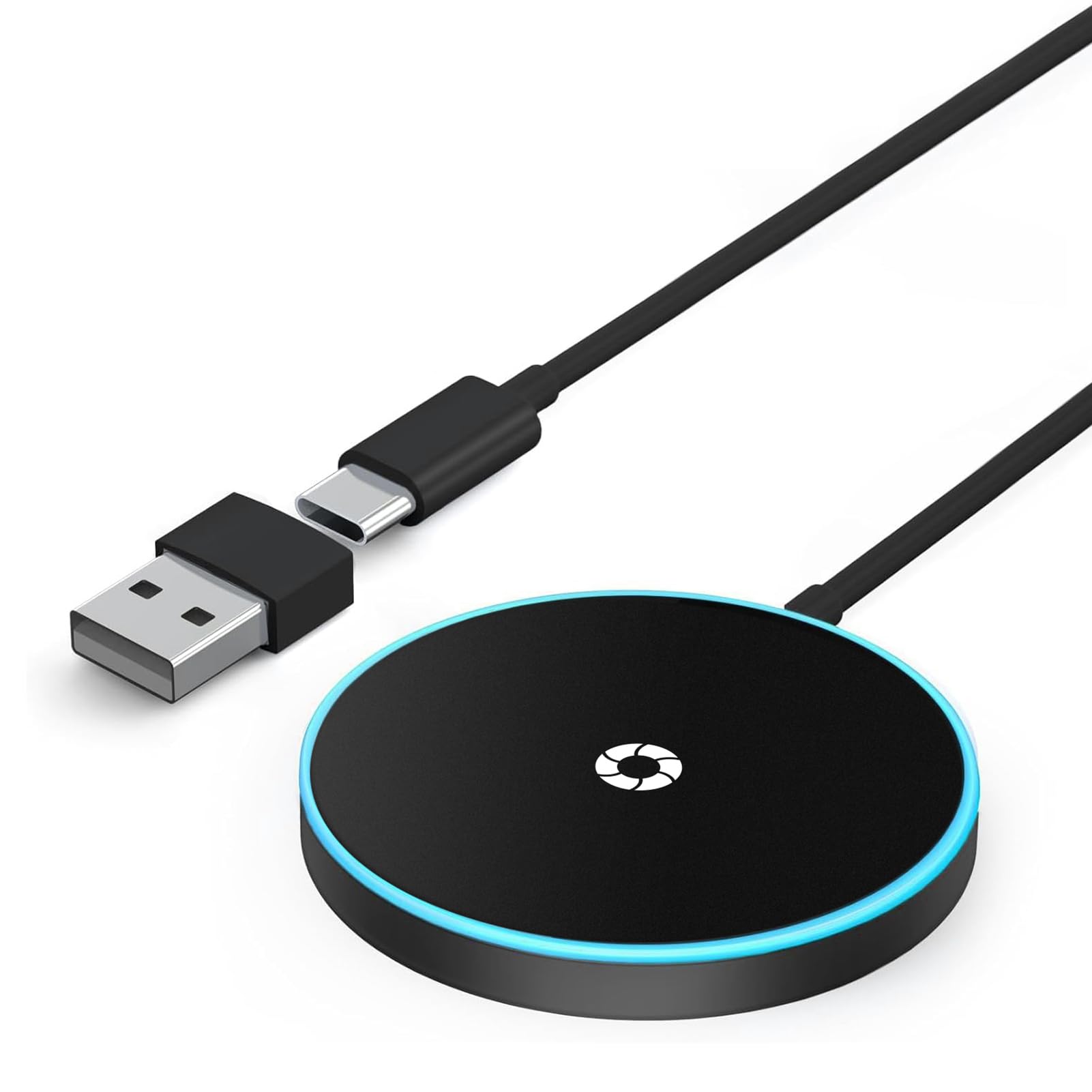 Quartdaxy for MagSafe Charger, Magnetic Wireless Charging Pad for iPhone 17/17 Pro/17 Pro Max/Air/16 15 14 13 12 Pro Max Plus mini & AirPods 2 3 Pro,