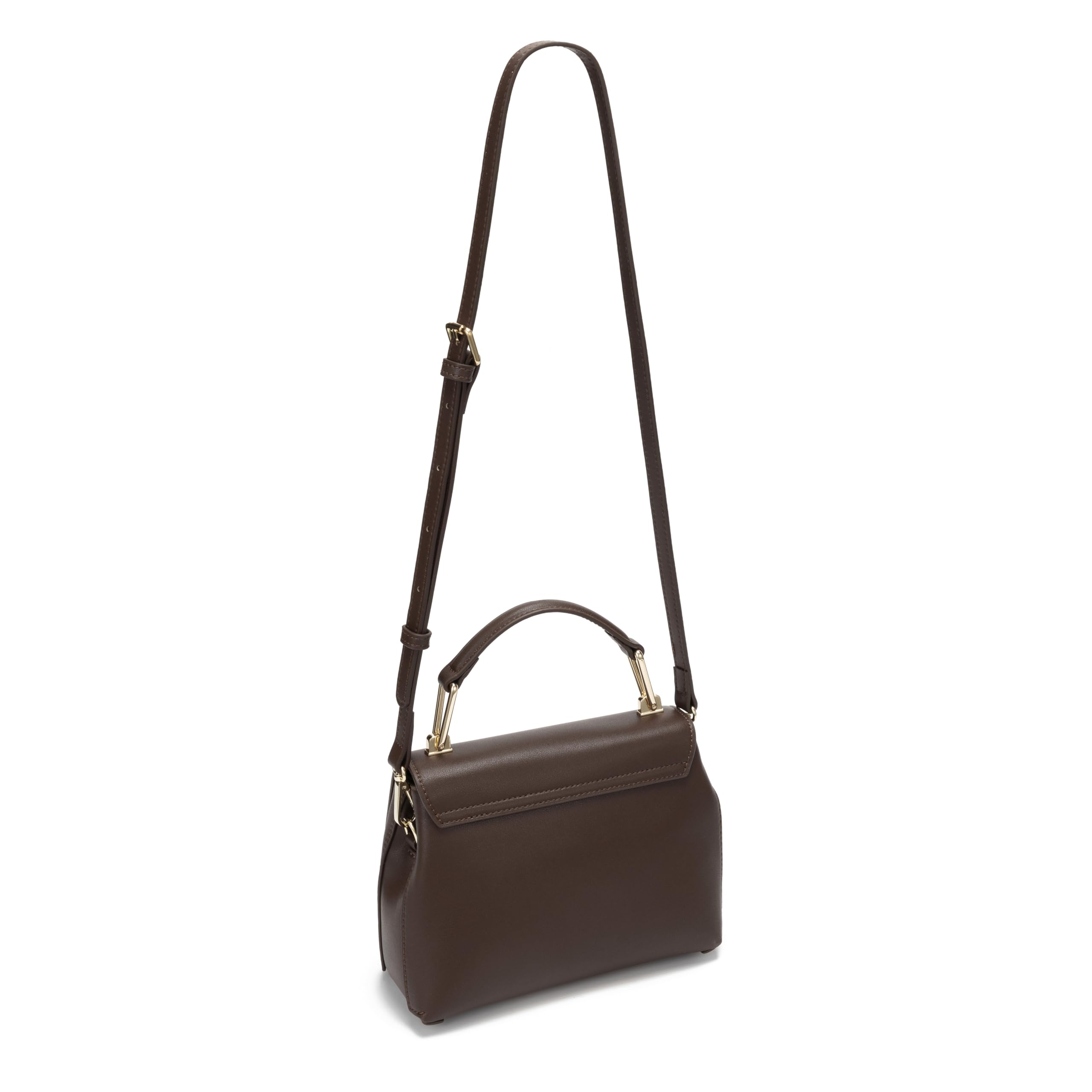 Carlheim, Gotland Genuine Leather collection, Grace Genuine Leather Handbag (Brown)