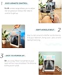 Portable Air Conditioners, 4 in 1 1200ML Personal Air Conditioner, Evaporative Air Cooler Fan with Remote, 7 RGB Light Modes, 3 Speeds & 2-8H Timer for Bedroom,Car,Nightstand, Office, Dorm, RV