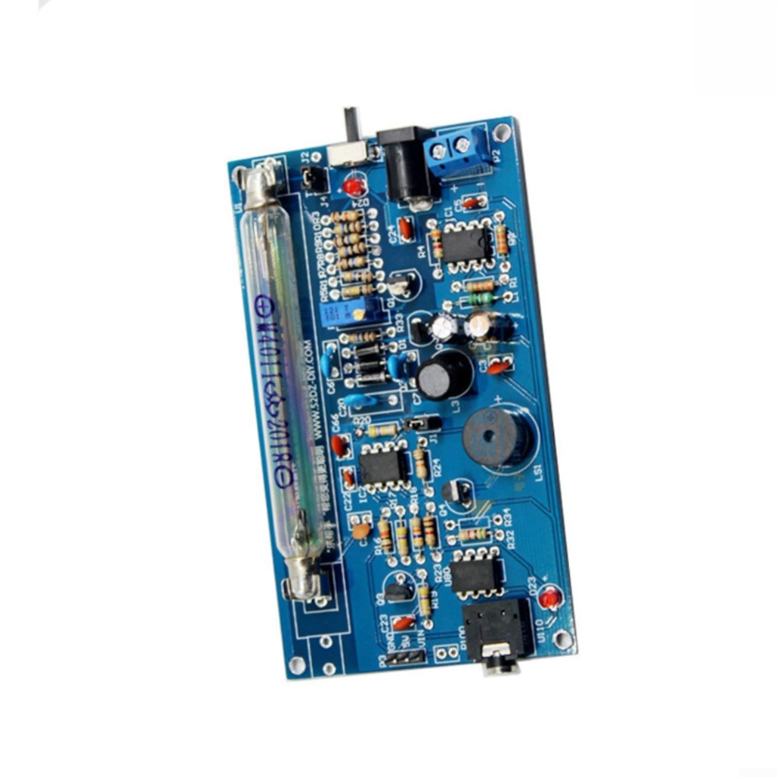 DIY Geigerzähler Nuklearstrahlungsdetektor für Miller Rohr, Metallgehäuse, Mehrfarbig, für arduino, geeignet für Labor- und Bildungsanwendungen