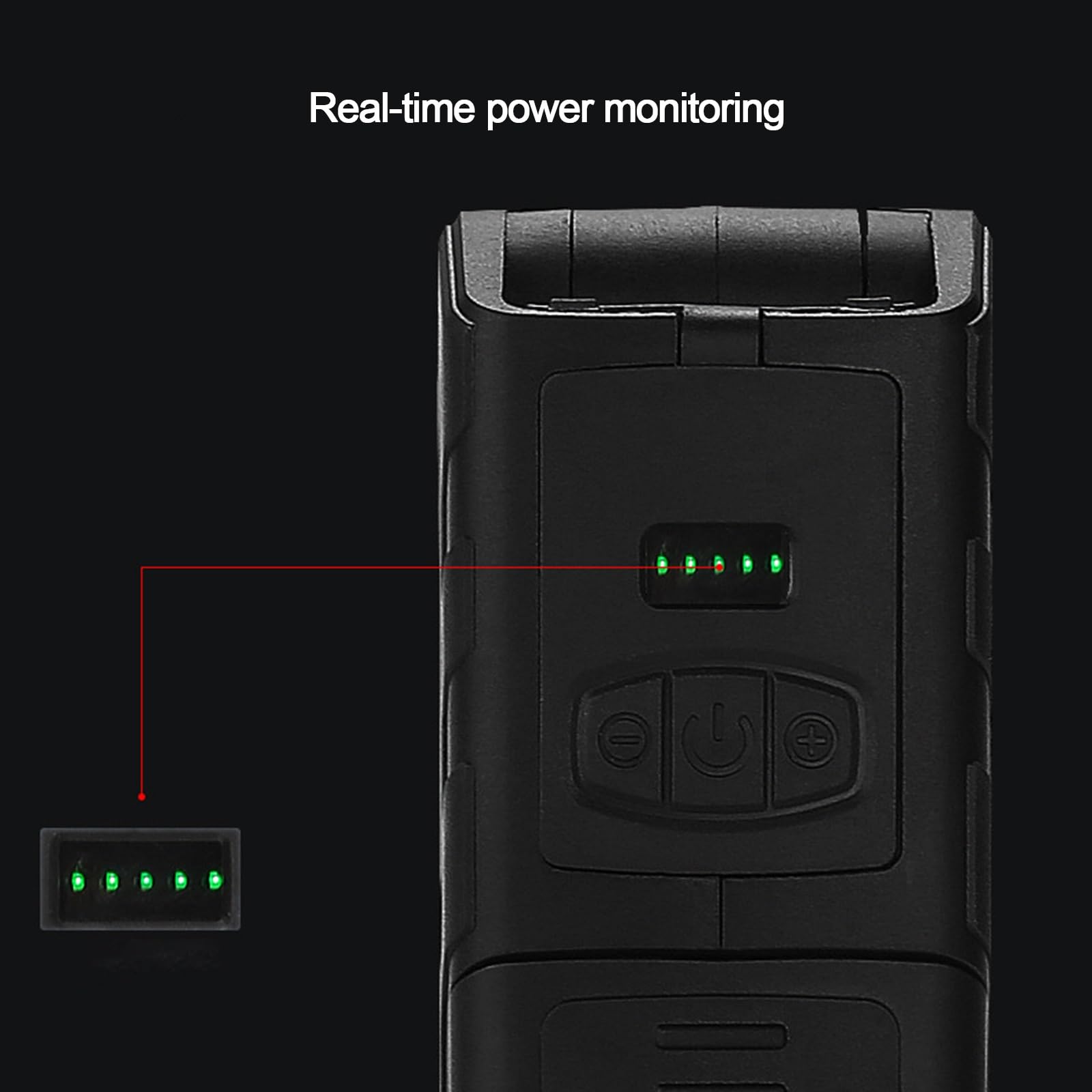 Luz de Trabajo LED Inalámbrica Foco de Camping Regulable Puerto de Carga USB 270° Rotación Magnética Luz Mecánica para Reparación de Coches, Senderismo Pesca Iluminación al Aire Libre