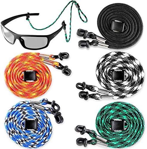 SIGONNA Eyeglasses String Holder Strap Cord - Eyeglass Chain for Men Women - Glasses Lanyard Holders Around Neck - Sports Eye Glass Straps Sunglass Retainer