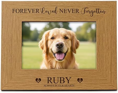 Personalised Pet Remembrance Photo Frame I Loved You For All Your Life 4 x 6 Inch