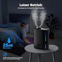 AROEVE 6L ultrahangos párásító aroma diffúzor, csendes szobai humidifier 60 órás üzemidővel 3