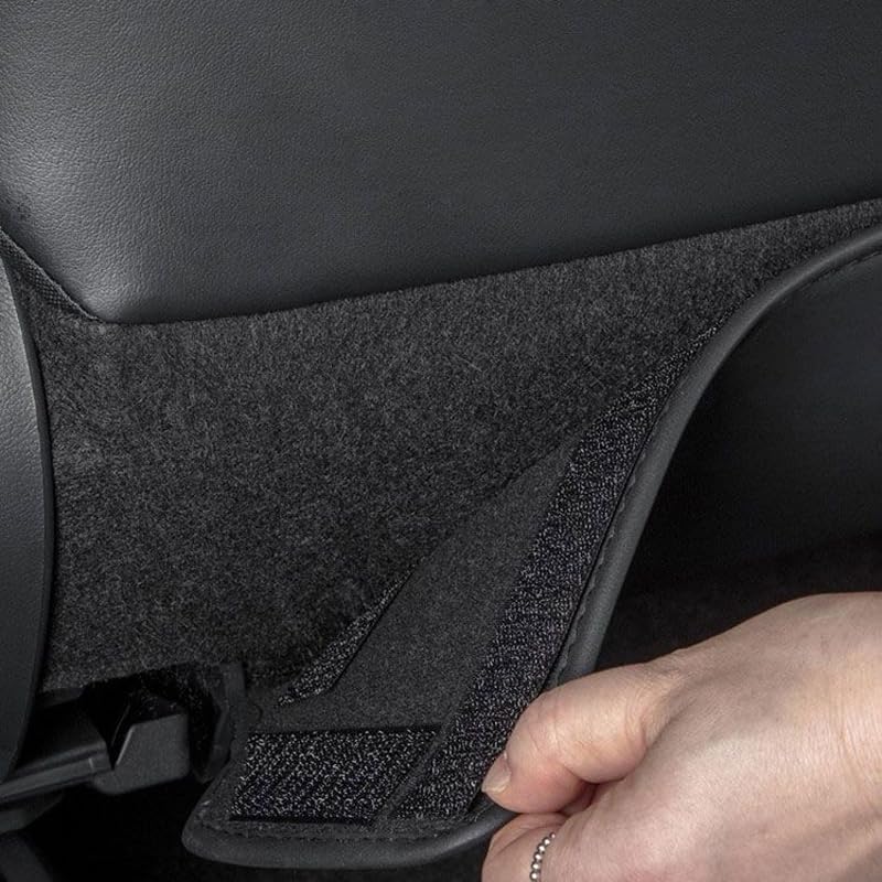 2 Pezzi Protezione Sedili Auto per Toyota C-HR 2024 2025 2026, Tappetini Anti-Calcio in Pelle Impermeabile, Accessori Interni Anti-Macchia, Nero