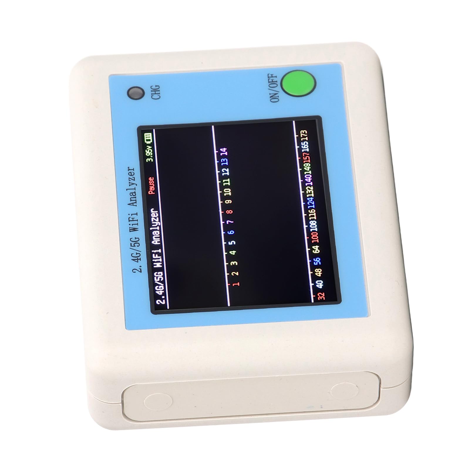Srliya 2.4g 5g Analizador Wifi de 2.4 Pulgadas TFT Color Light Indication Signal Scanner Analyzer