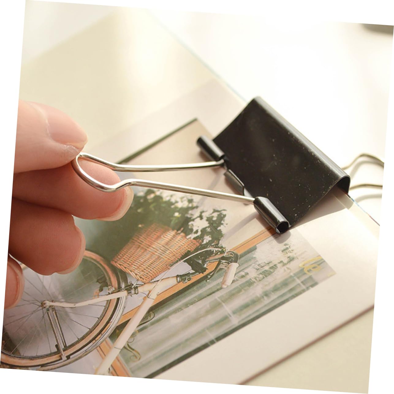 60pezzi Graffette Binder Clip Assortite Per e Scuola Fermacarte Resistenti Per Documenti e Sacchetti Organizzazione e Versatile