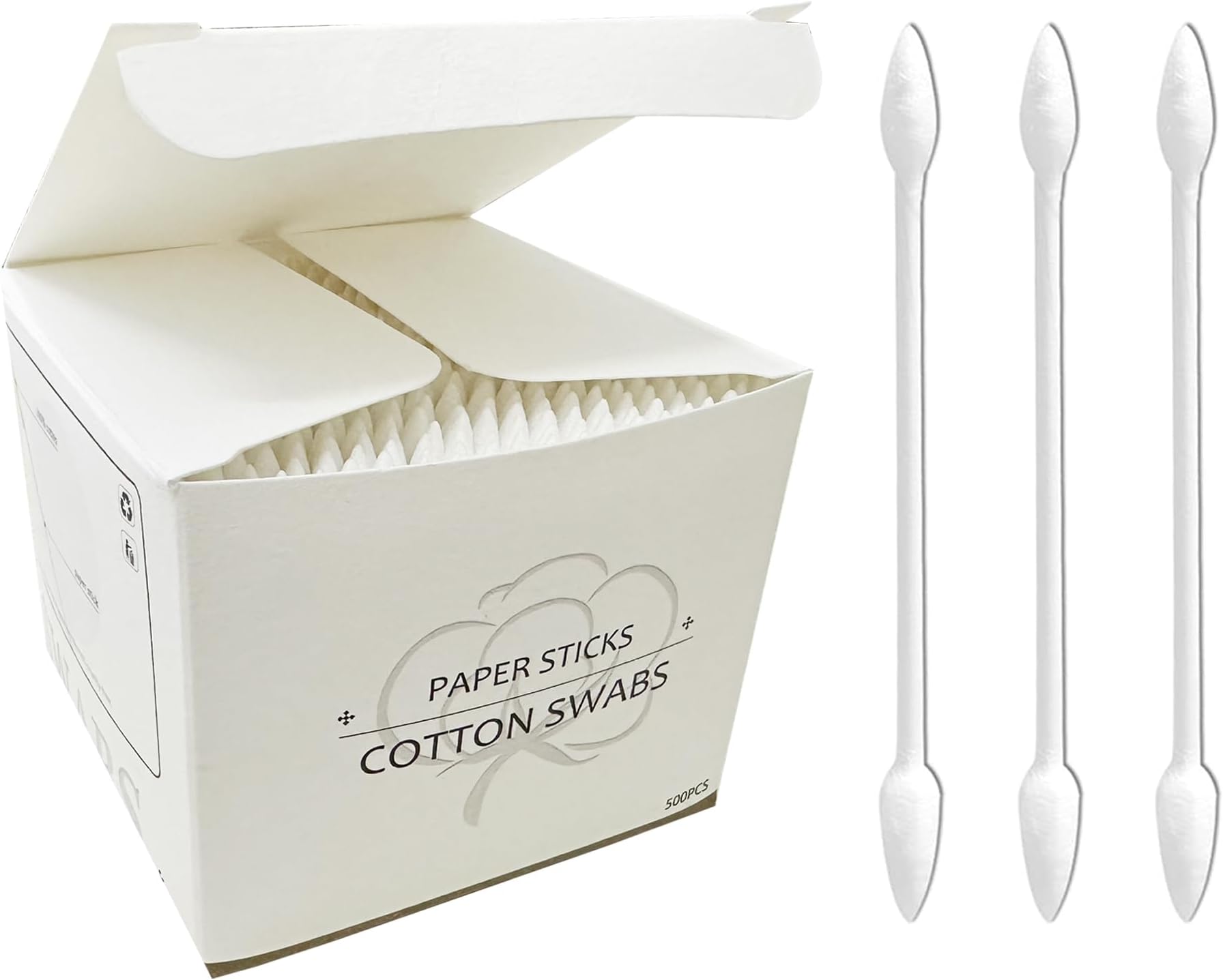Precision Tip Cotton Swabs/Double Pointed Cotton Buds for Makeup 1000pcs