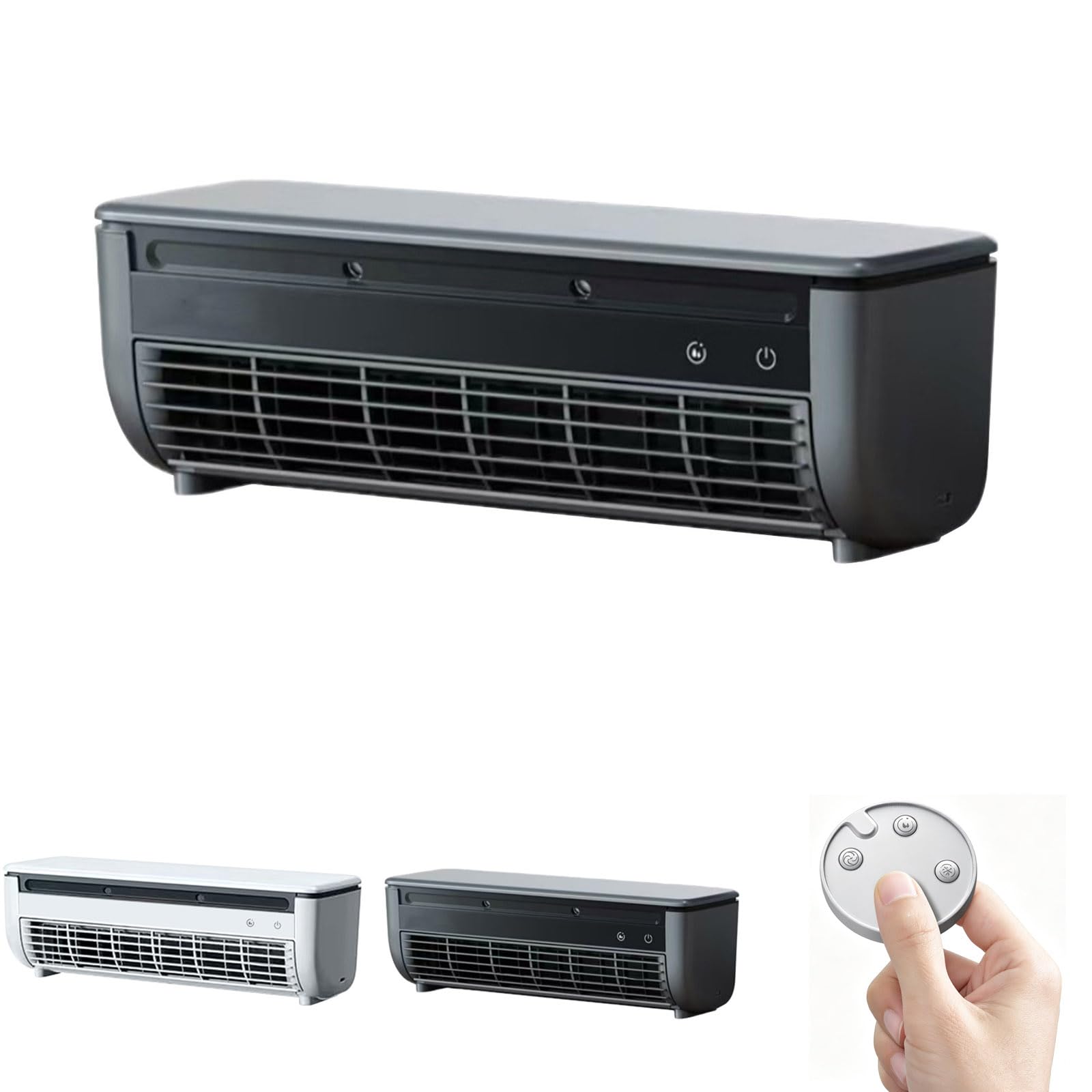 Dual‑Use Air Conditioner, 9000 BTU Cooling & Heating Combo Unit, Portable 4‑in‑1 Cool/Heat/Dehumidify/Fan, Quiet & Energy‑Saving with Remote Control, for Home Office Bedroom (Blue)