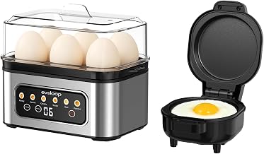 8 in 1 Smart Fried Egg Cooker with Smart Rapid Egg Cooker