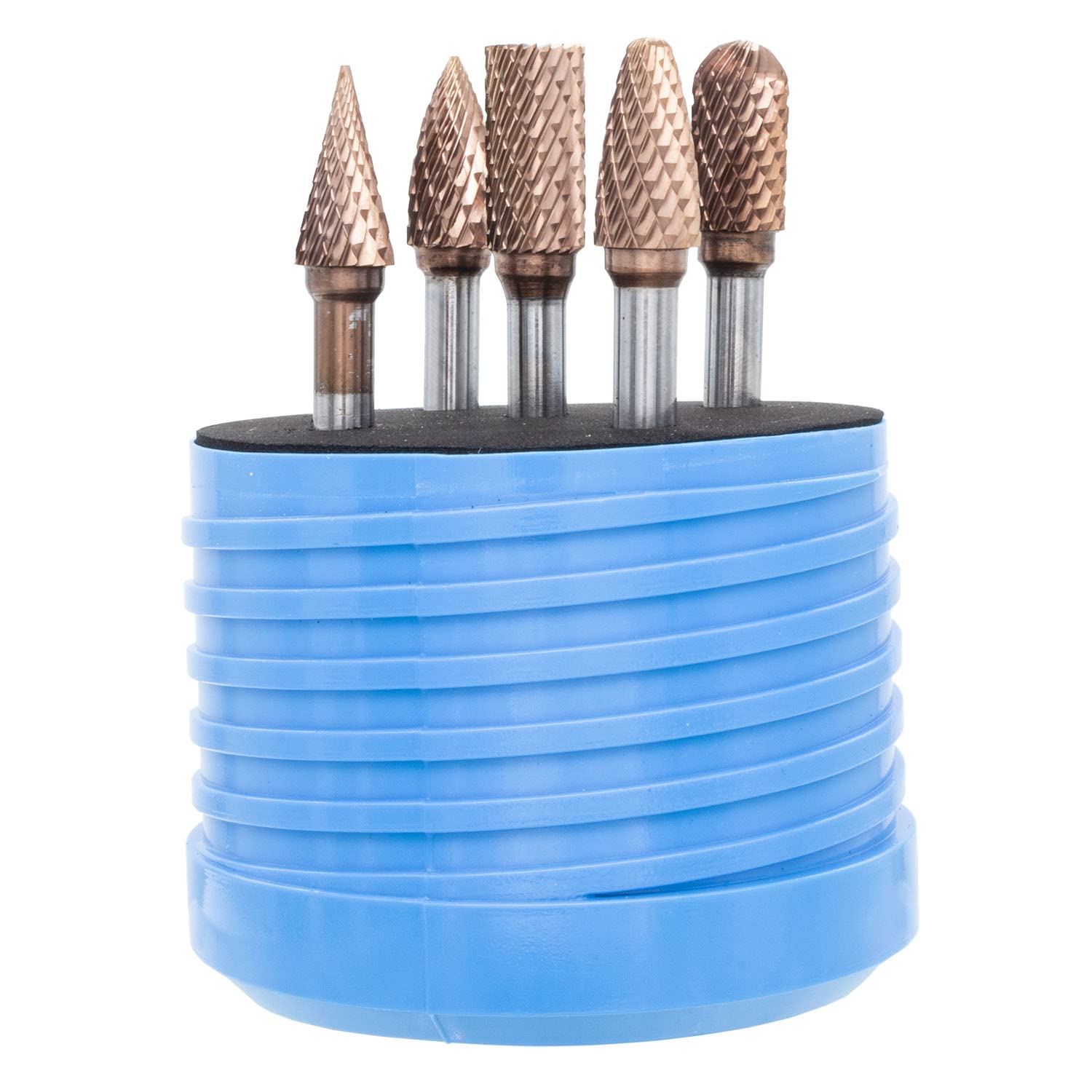 TJR® Hartmetall-Frässtifte mit Beschichtung ULTRA Co, 10 mm (metrisch) Durchmesser mit 6 mm metrischem Schaft, (speziell mit Chipbreaker) (Set)