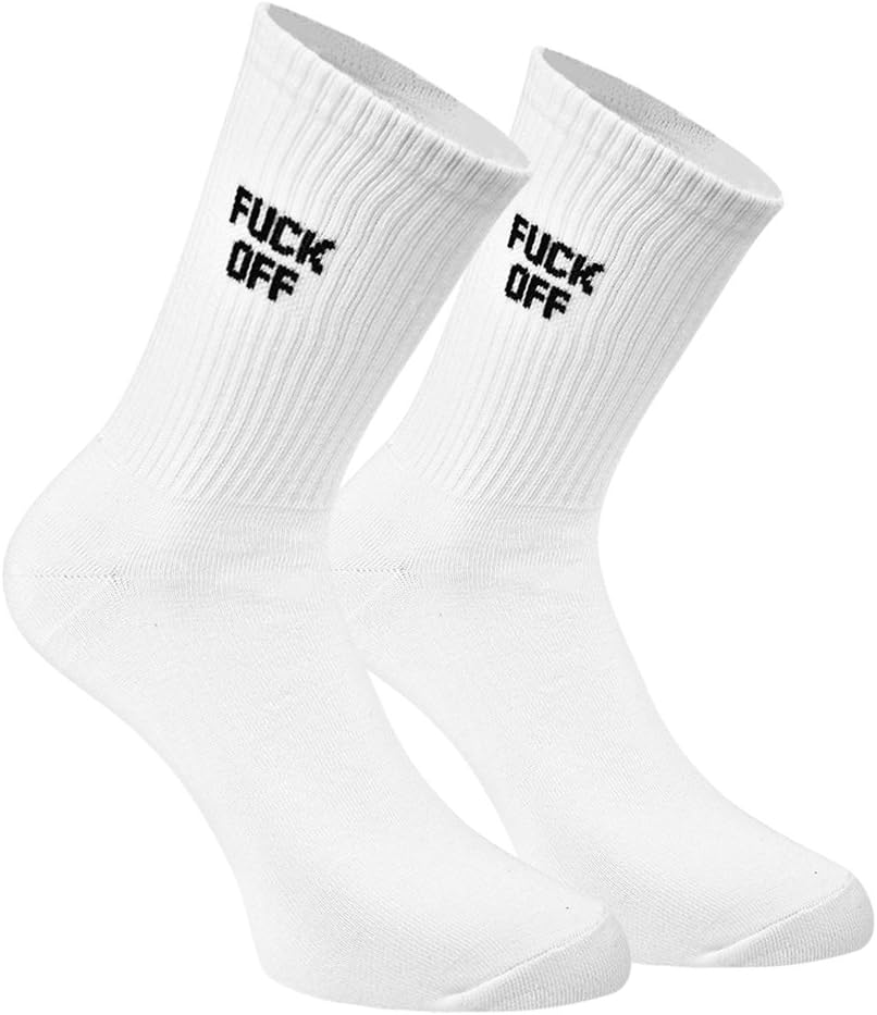 Unisex Funny Words Socks Sick Socks For Women Mens Tube Socks - Multi - One Size