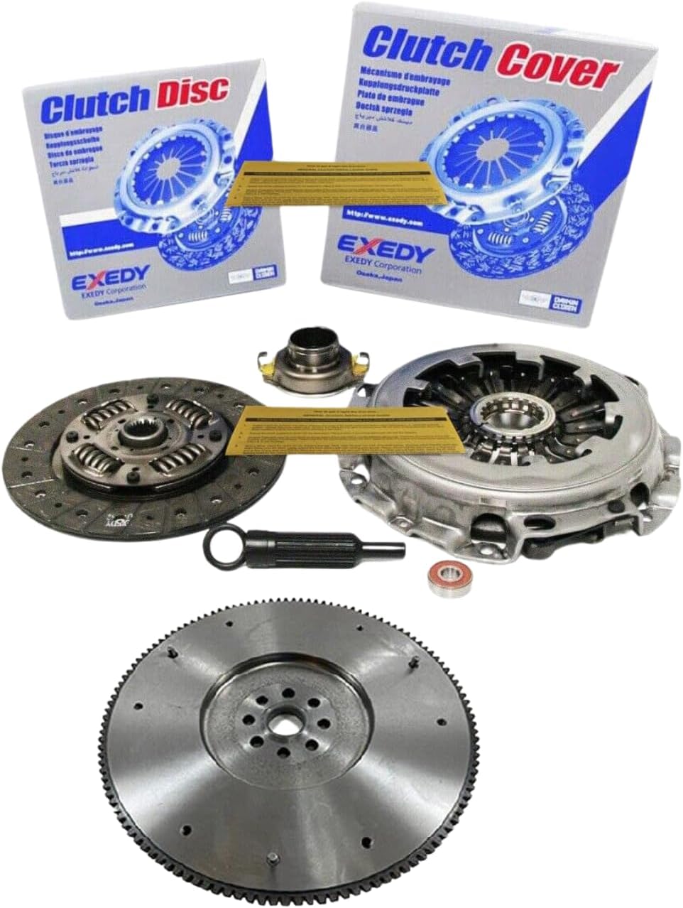 Exedy Clutch Kit With EFT Heavy Duty Flywheel For 2002-2005 Subaru Impreza WRX EJ205 2.0T - Complete OE Clutch Replacement Set For Enhanced Performance & Durability - With 12 Month Brand Warranty
