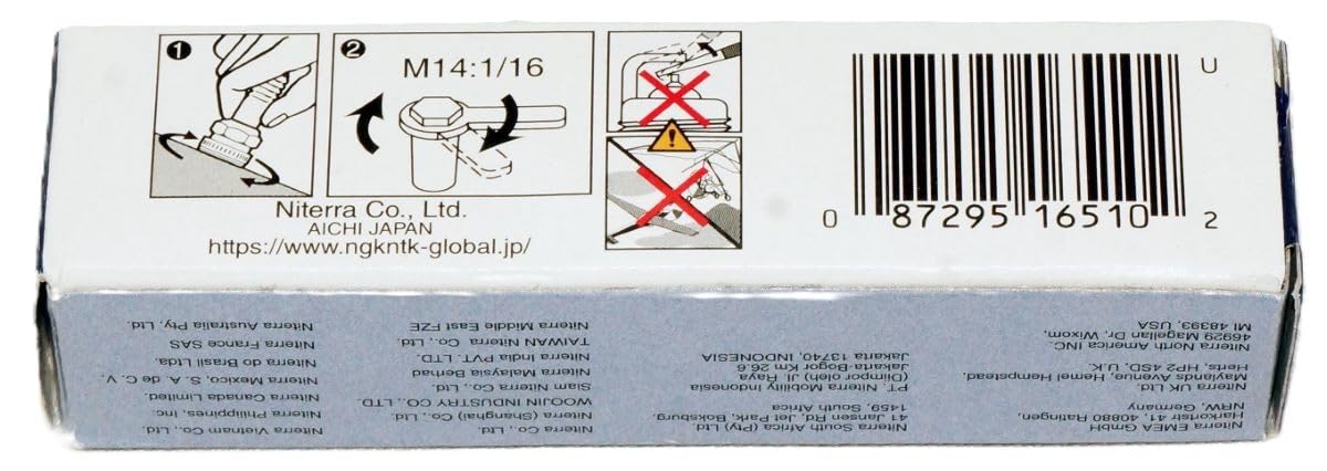 (4 Pack) NGK 6510 LTR7IX-11 Iridium IX Spark Plug