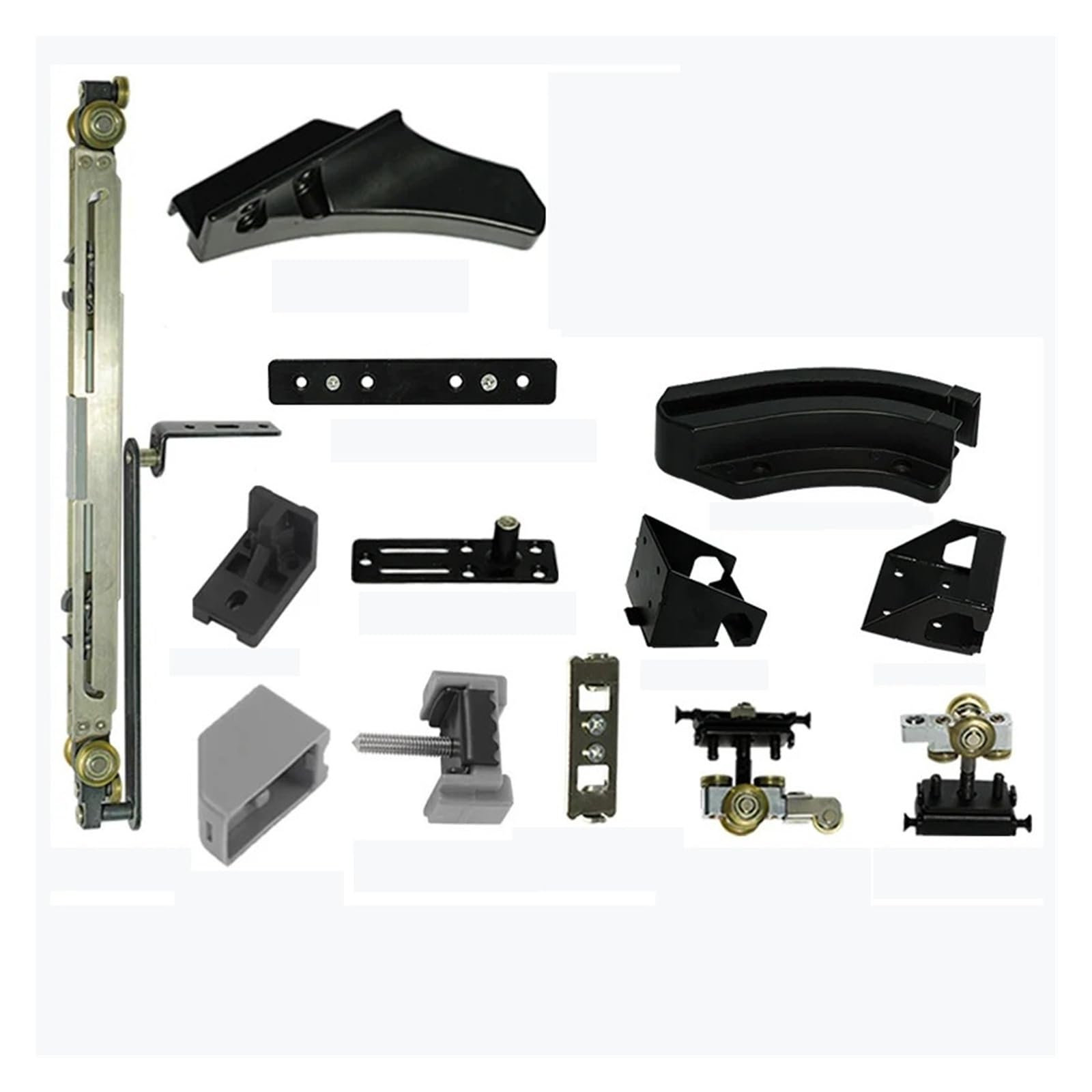 Strafbrg Rght 1200-1500Mm Invisible Sliding Door Retracting Slide Rail Bedroom Flat Buffer Track,Smooth Gliding