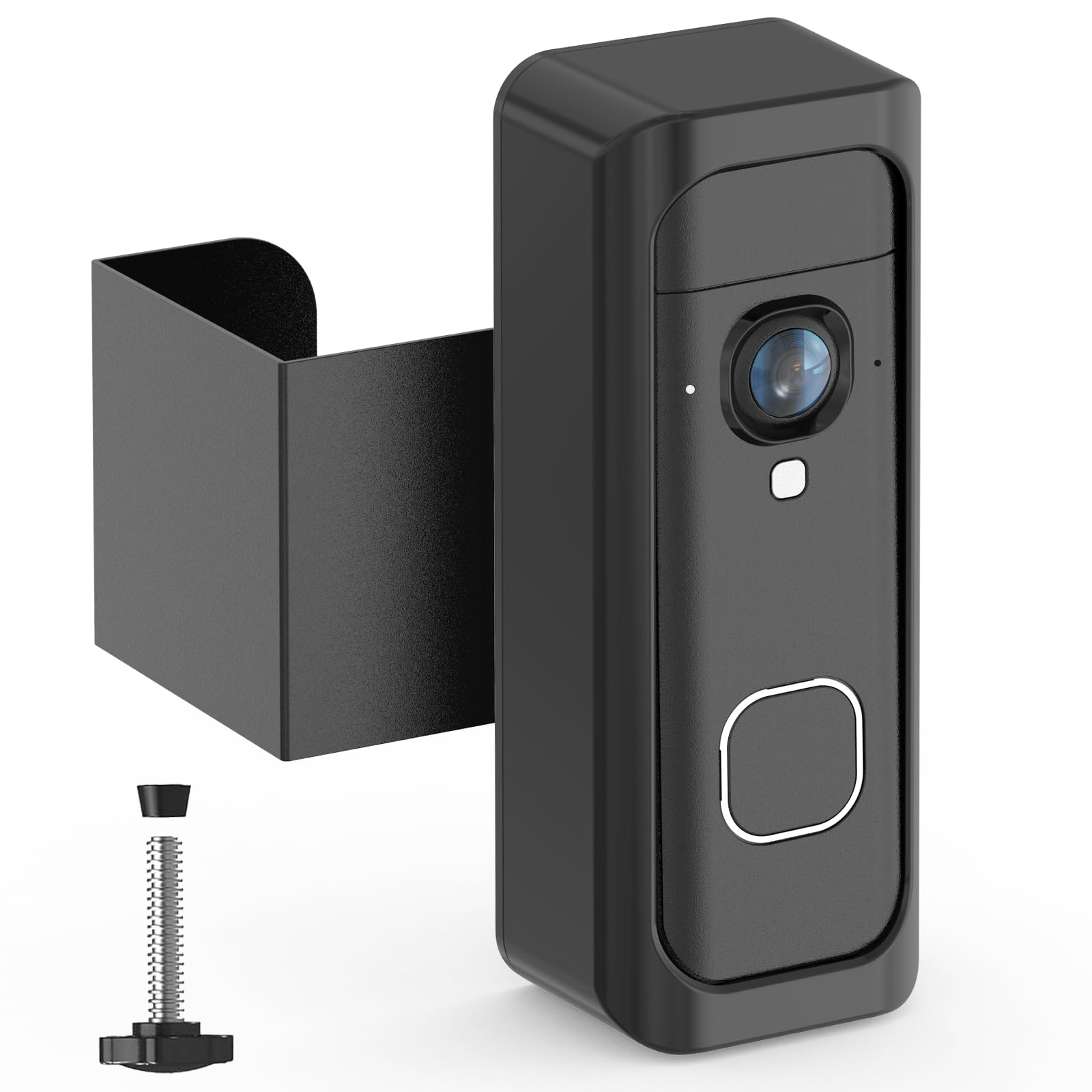 Mamerry Black Blink Doorbell Mount, No-Drill Bracket For Blink Battery Doorbell 2K+