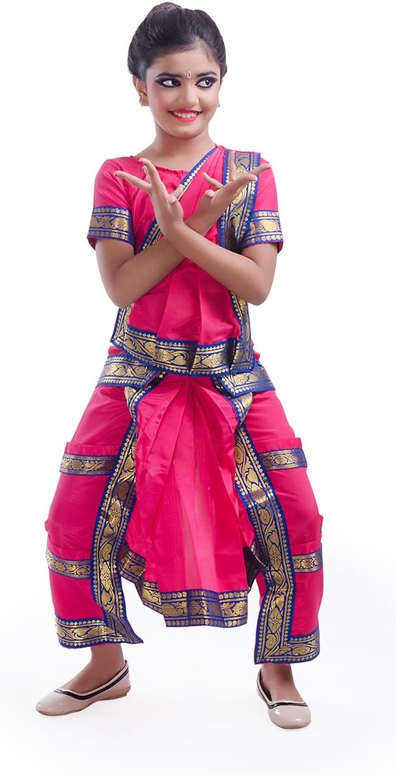 Bharatnatyam Dance Dress for Girls