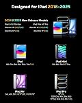 MoKo Pencil for iPad (A16) 11th 10th Gen, Stylus Pen for 2018-2026 Apple iPad 11/10/9/8/7/6/A16, Mini 7/6/5, Air M3/M2 11"/13"/5/4/3, Pro M4 13"/12.9"/11" Tilt Sensitivity, USB-C Fast Charging,White