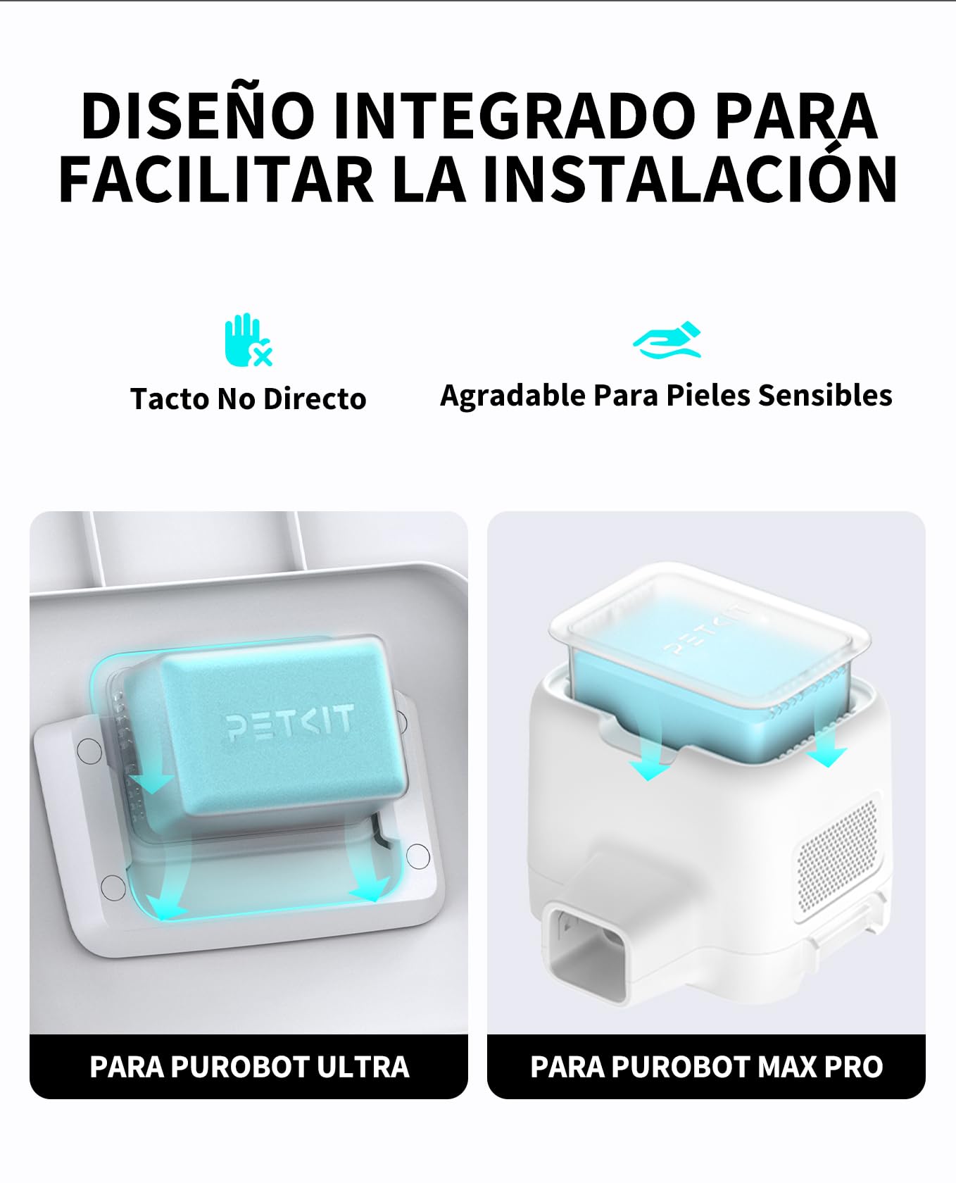 PETKIT Desodorante para mascotas N60 para bandejas de arena autolimpiables PUROBOT ULTRA y PUROBOT MAX PRO, expulsión efectiva de olores, larga duración, fórmula natural (paquete de 3)