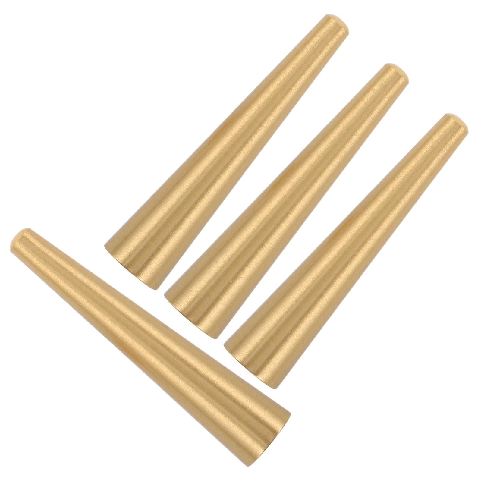 Elevadores de latón dorados para dar estabilidad y estilo a tus bandejas de madera
