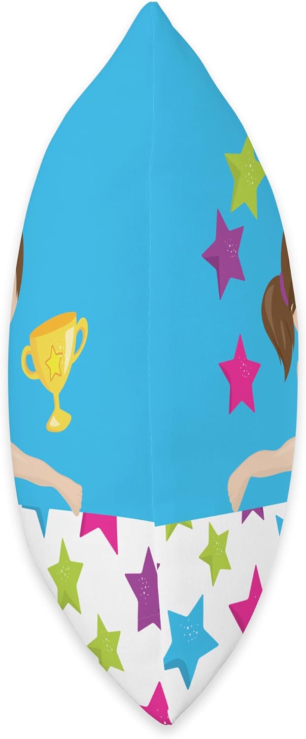 Gymnastics Gifts For Little Girls Accessories Throw Pillow