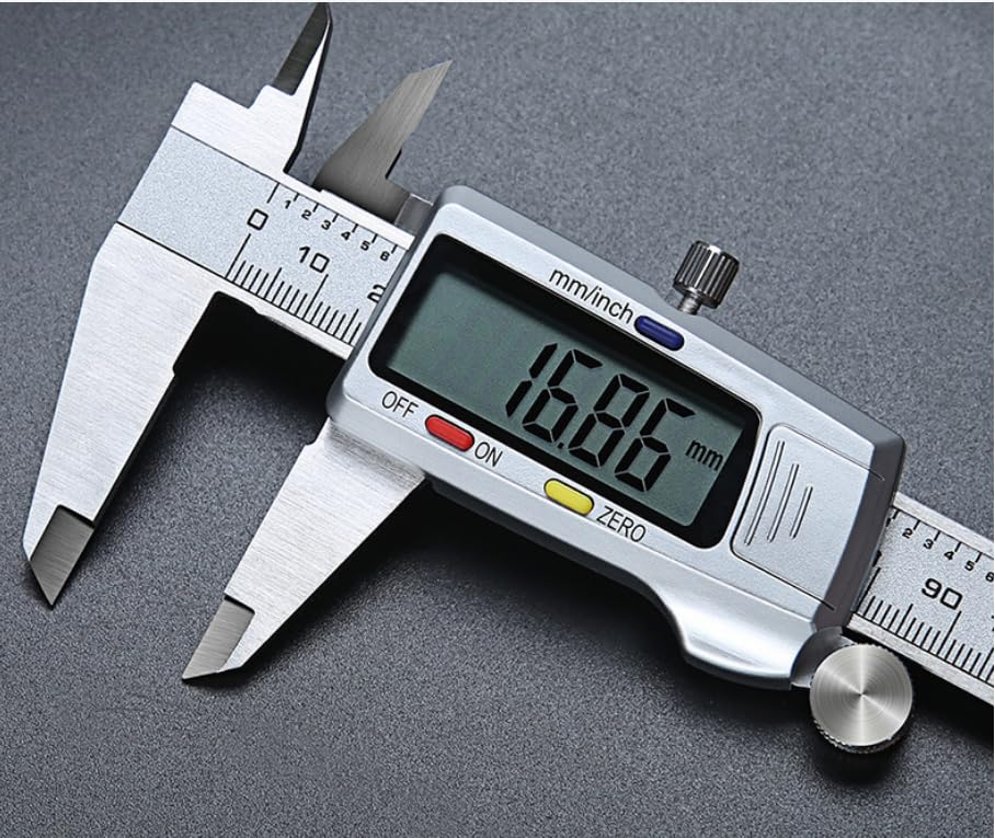 Suwmiarka Cyfrowa Elektroniczna Ze Stali Nierdzewnej, Wysoka Precyzja 0-150 Mm 0,01 Mm,