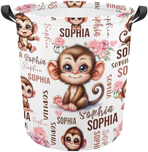 Miniatura 39 de ZOE DAVISON Cestas de lavandería personalizadas de elefante, regalos personalizados de elefante, cesta de lavandería con nombre personalizado para
