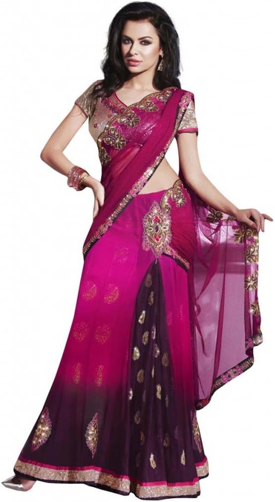 Amazing Kalidar Style Lehenga Sari