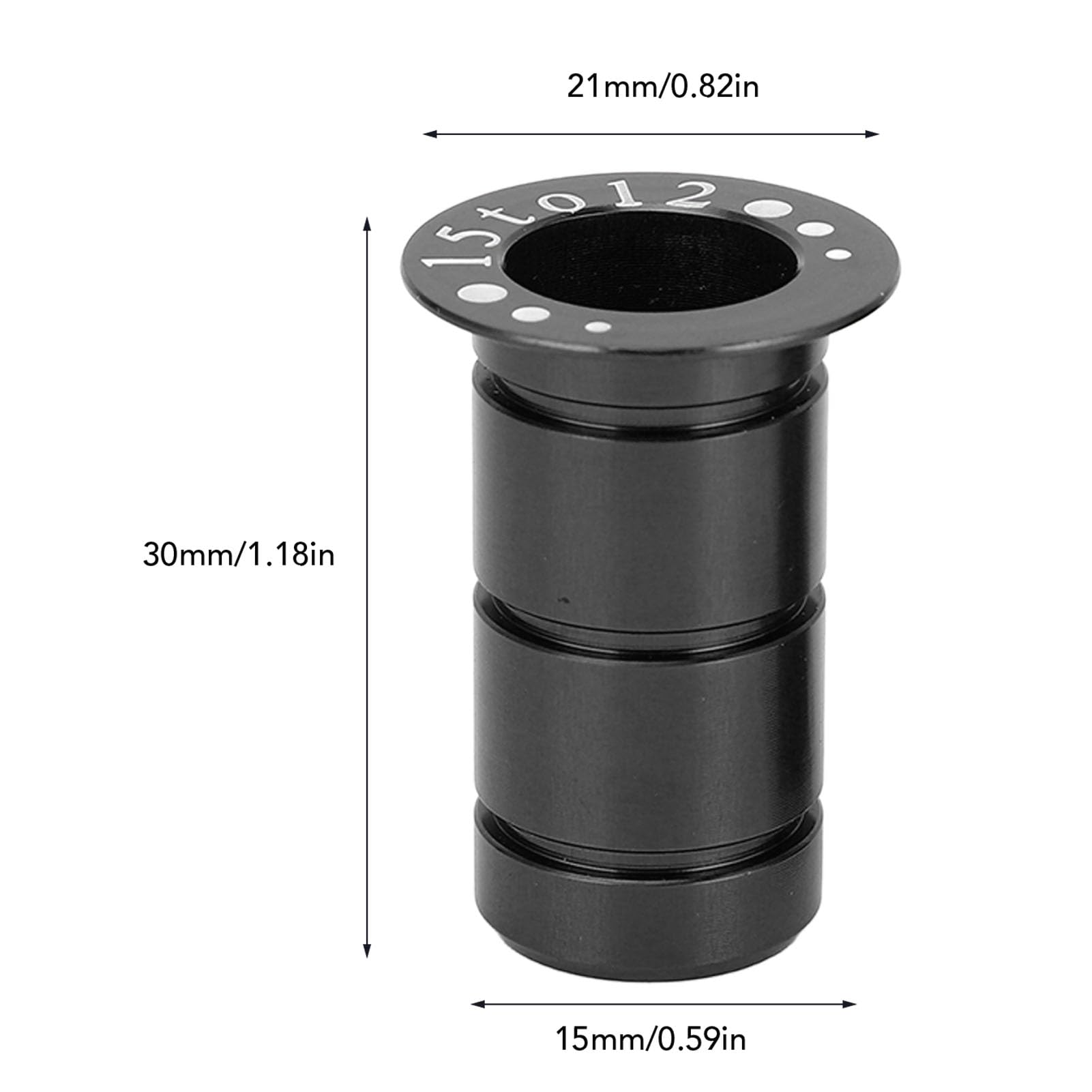Bewinner Adapter Osi Rowerowej, Trwały Stop Aluminium, łatwy montaż dla Entuzjastów Rowerów, 2 Sztuki