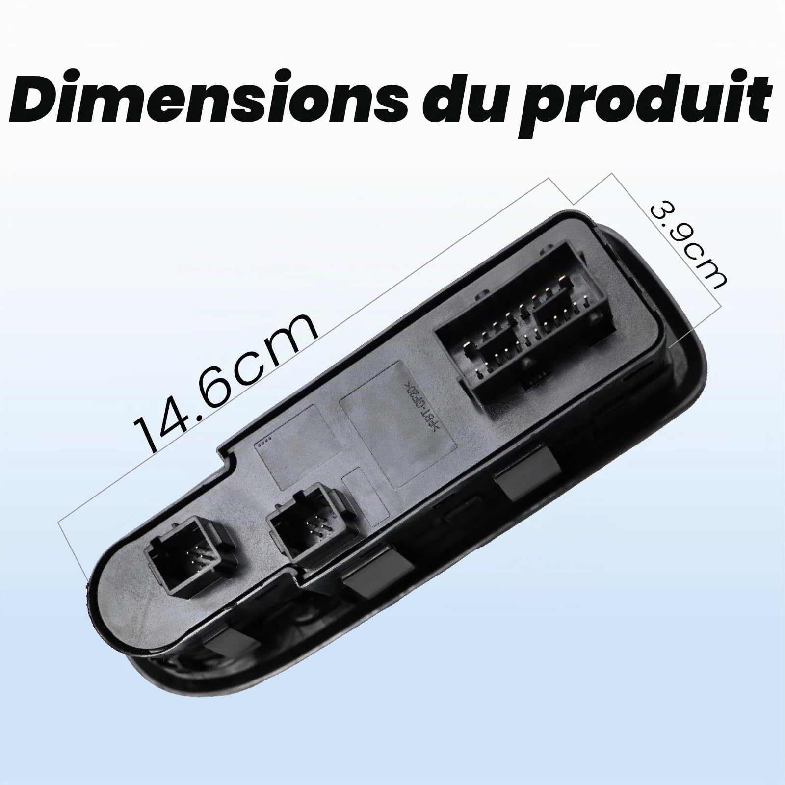 32 Broches Interrupteur Commande Vitre Électrique de Lève-Vitre 96644917XT pour 308 508 C5 Bouton Fenêtre 96631328XT avec Fonction Rabattement Rétroviseur