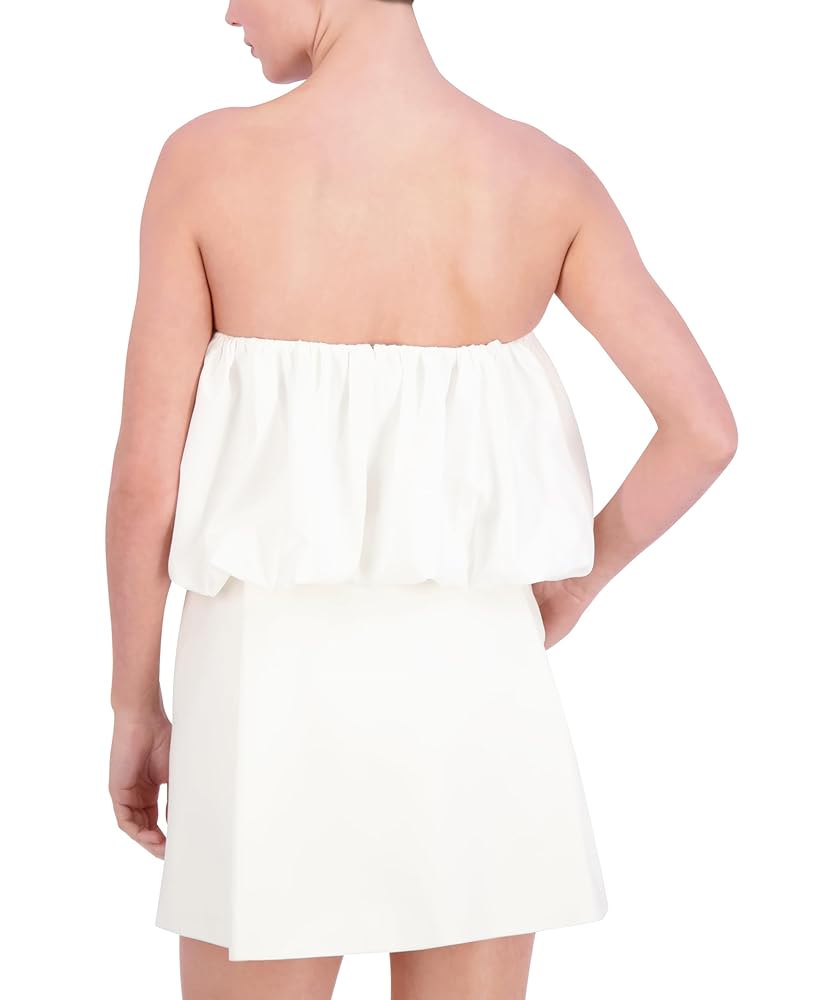 BCBGMAXAZRIA Women's Sweetheart Neck Strapless Poplin Top