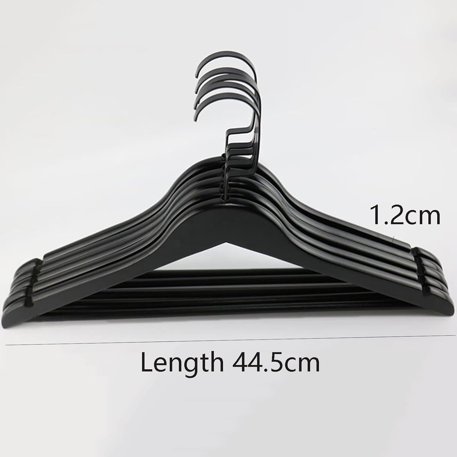 Stainless Steel Hanger,Wooden Hanger,Solid Wood Suit Hanger Pack of 10 - with 360 Degree Swivel Hook and Notch - Perfect for Camisole, Jacket, Dress