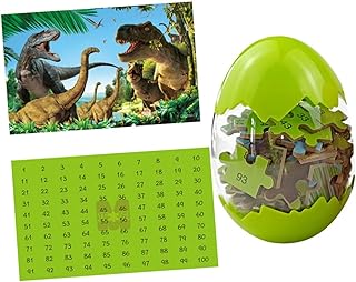 Comprar 60 Unidades Puzzle Educativo de Madera para Diseño de Dinosaurios Coloridos Juguete Didáctico para Desarrollo de Coordinación y Aprendizaje Preescolar
