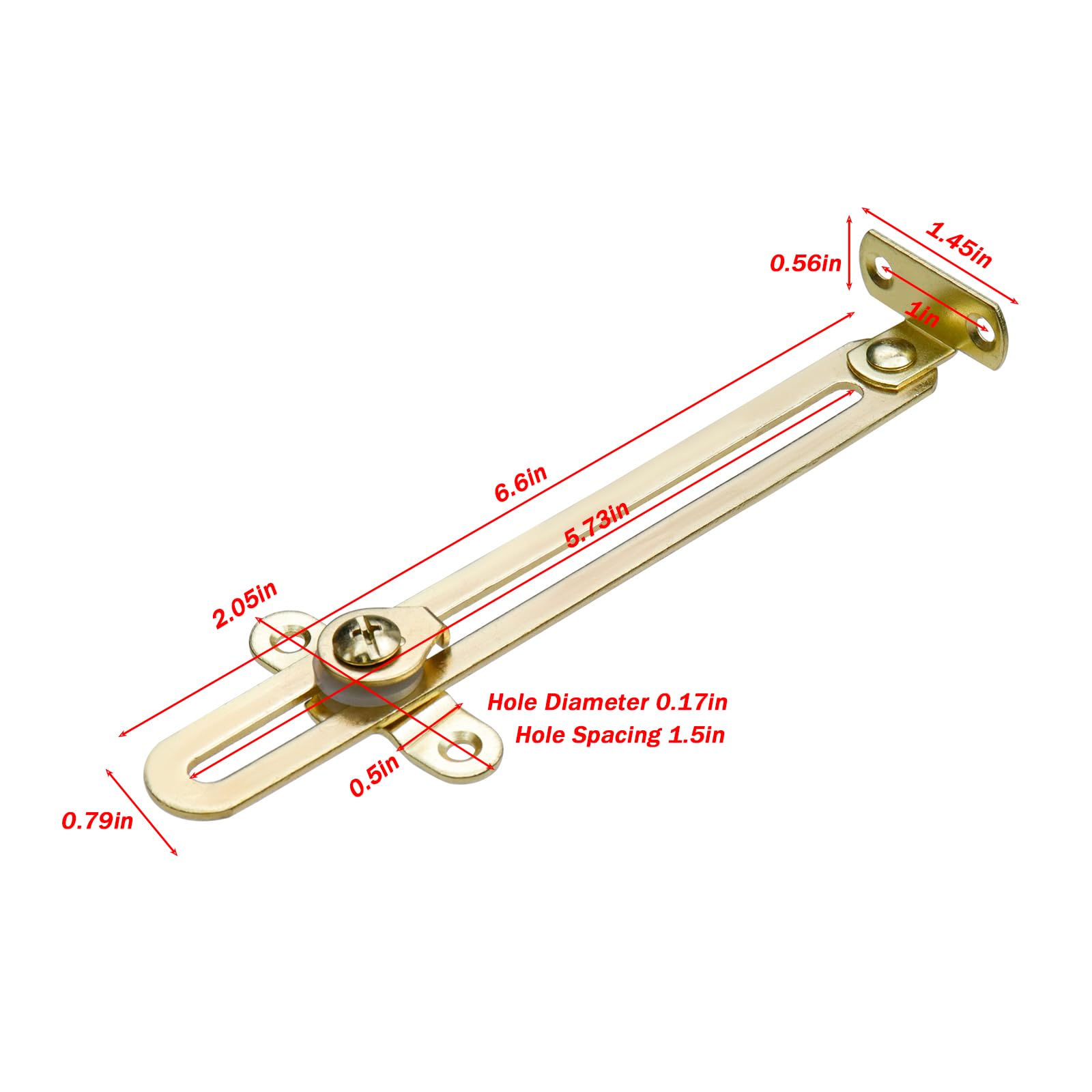Gold Lid Hinges - Vintage Style for Boxes & Furniture -2