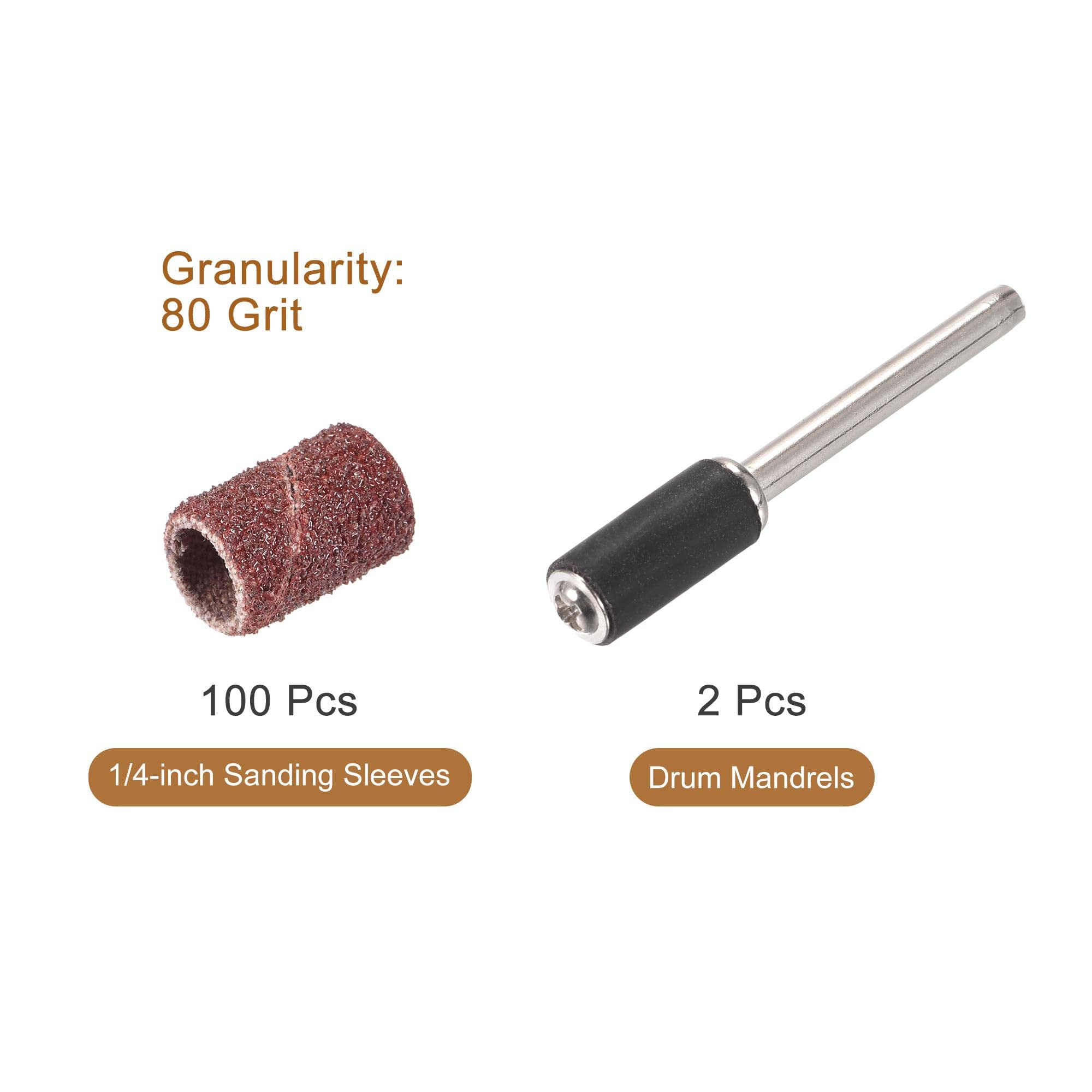 Juego de 100 Rollos de Lija de 3/4x1 Grano 80 #A007390 SHUR-KUT