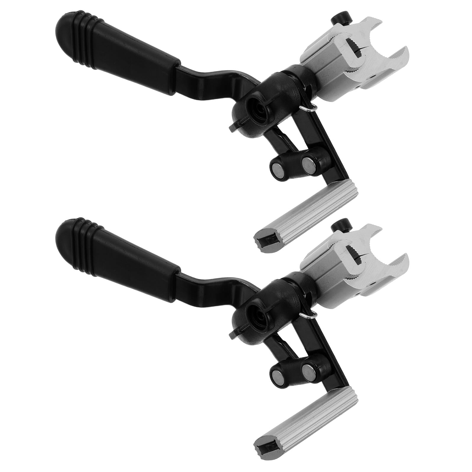 CALLARON Palanca de Freno para Silla de Ruedas Eléctrica, Aleación de Aluminio, Bloqueo Mecánico, Compatible Tubo de 22 Mm, 2 Piezas, Accesorio de Repuesto para Movilidad y Seguridad