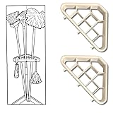 Corner Broom and Tool Holders (Set of 2)