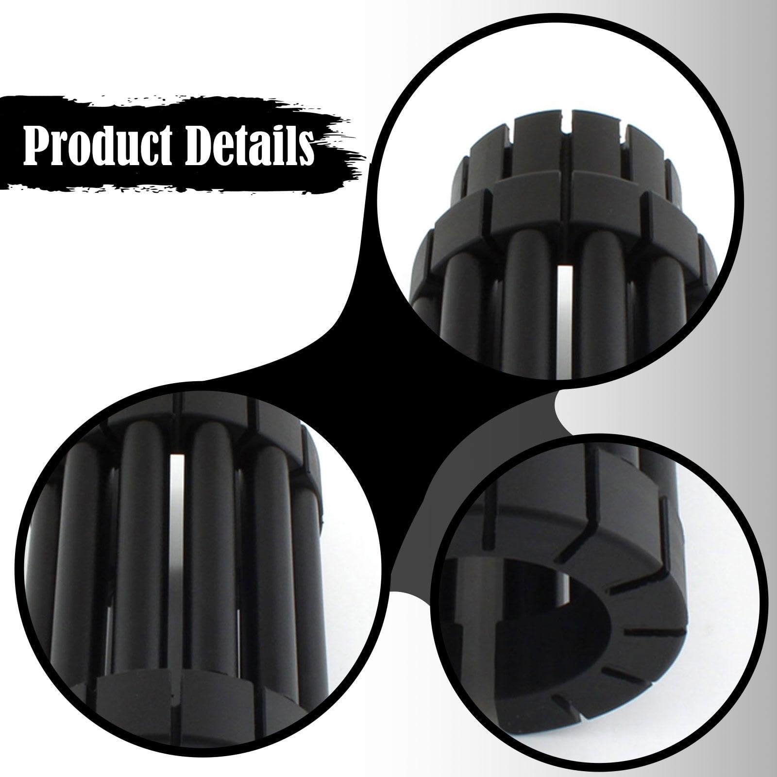 F Fityle Driver per guarnizione forcella per componenti da 37 mm a 53 mm, forniture per riparazione garage, manutenzione, installazione di guarnizioni, Nero